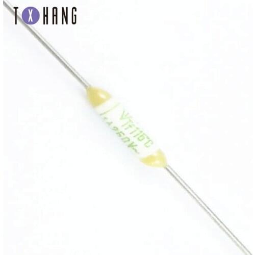 10 Pcs Per Lot Microtemp Thermal Fuse 115 Degree TF Cutoff 1A 250V for Electric home appliances diy electronics