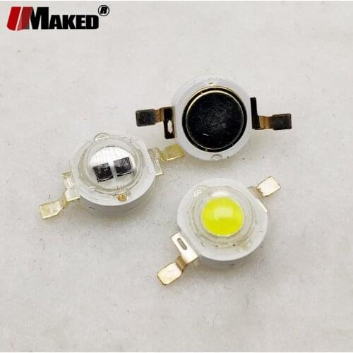 10pc High Power Led Chip 3W 2x45mil Double chip leds White Warm IR850 940 led Light beads for night light CCTV Camera lamps DIY