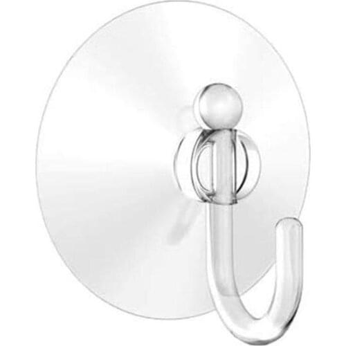 5PCS Hot-selling Hook Sucker Strong Adhesion to the Wall Load-bearing Sucker Kitchen Hook Seamless Paste Door Hook