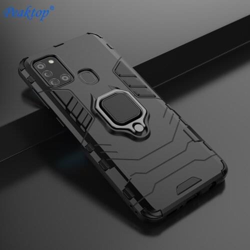 Armor Phone Cases For Samsung Galaxy A50 A51 A71 5G A30 A70 A20 A10 A40 A21S A31 A41 A01 A11 Case Finger Ring Holder Back Cover