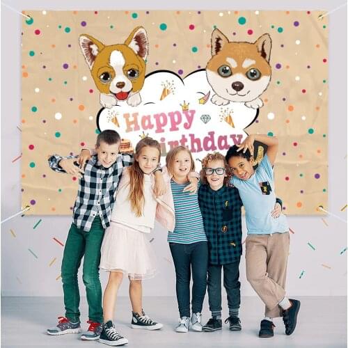 Background party background happy birthday party decoration banner photography supplies background happy birthday decoration