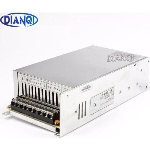 600W 36V 16.6A 110V input Single Output Switching power supply for LED Strip light AC to DC switching power supply S-600-36