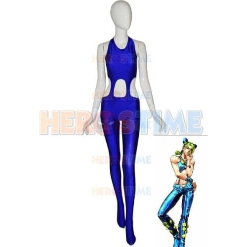 Jolyne Cujoh Custom Costume Spandex Halloween Costumes for Woman Zentai Catsuit