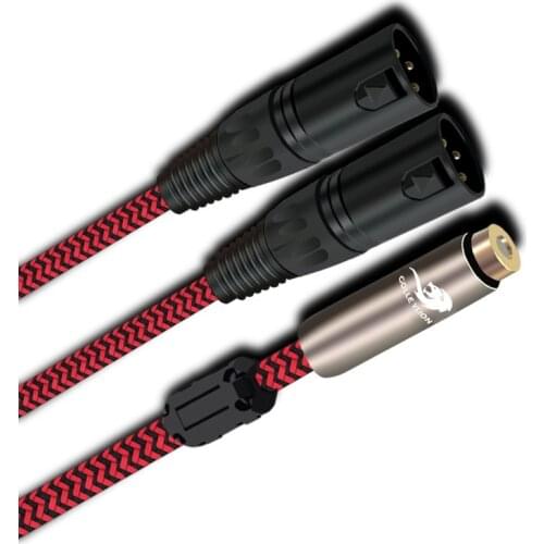Stereo 3.5mm Female to Double XLR Male Plug Audio Extension Cable Mixer Console Amplifier Speaker Home Theatre 1m 2m 3m 5m