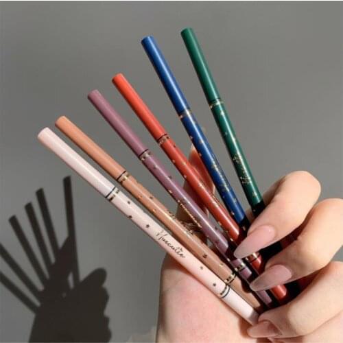 1Pcs Ultra-Fine Refill Eyebrow Pencil Female Waterproof Non-Marking Long Lasting Natural Makeup