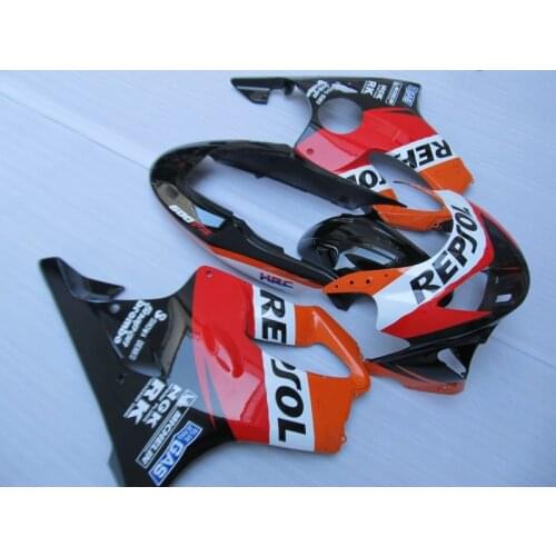 REPSOL Red black Fairing kit for CBR600 F4 99 00 Injection mold CBR600F4 1999 2000 F4 CBR600 Fairings set +gifts CB11