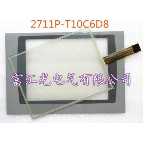 NEW PanelView Plus 1000 2711P-T10C6D8 2711P-T10C6D9 2711P-T10C6D1 2711P-T10C6D2 HMI PLC Touch screen AND Front label