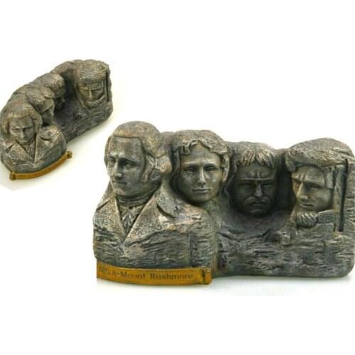 USA Mount Rushmore Creative Resin Crafts World Famous Landmark Model Tourism Souvenir Gifts Collection Home Decoration