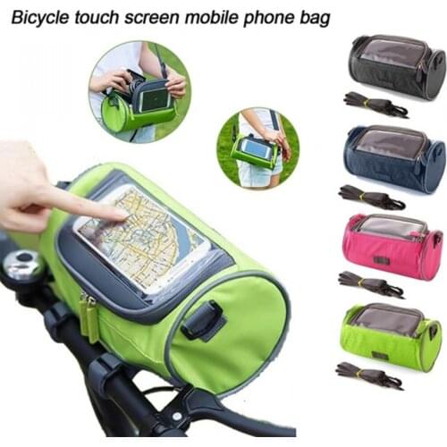 Riding Bag Mountain Road Bike Touch Screen Bicycle Package Cycling Storage Bag for Outdoor Traveling Bicycle Storer Accessories