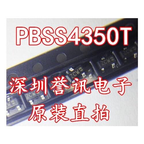 10pcs PBSS4350T ZCW SOT-23 PBSS4350 SOT23