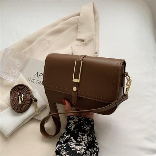 Evening Crossbody Messenger Bags For Women Bolsas Korean Soft Leather Solid Simple Luxury Designer Womens Shoulder Bag 2021 New