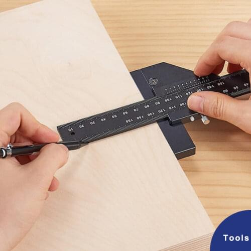 Vertical Caliper Scriber Needle Parallel Marking Gauging Ruler Stainless Steel Messschieber Paquimetro Woodworking Measure Tools