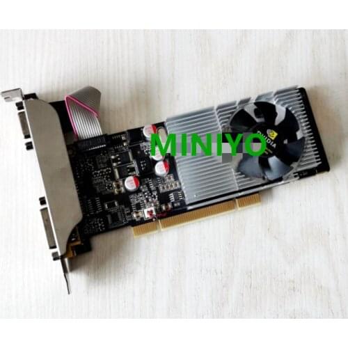 High quality Geforce GT520 512M DDR3 PCI 64bit DVI VGA HDMI port Video Graphic Card support XP win7/8/10