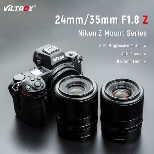 VILTROX AF 24mm 35mm F1.8 Z Mount Auto Focus Full Frame Wide Angle Prime Lens Large Aperture for Nikon Z6 II Z7 Z50 Camera Lens