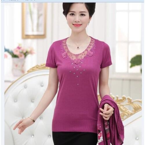 Hot sale lady spring new fancy design lace embroidery sweater twin set knitwear cardigan