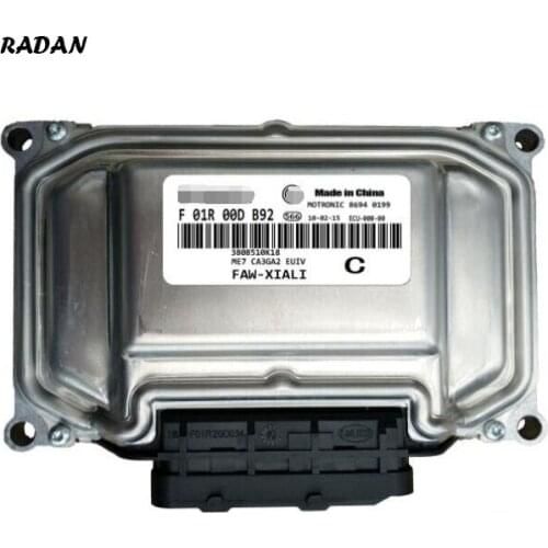 Car Computer Engine Control Unit ECU ECM For FAW XIALI N3 F01R00DB92 3808510K18