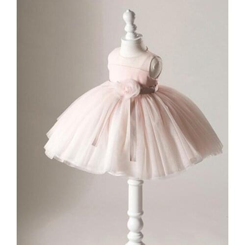 Infant Baby Girl Dress Lace Tulle Baptism Dresses for Girls 1st Year Birthday Beading Flower Girl Party Wedding Baby Clothing