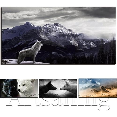 Modern Animal wolf Poster Print Canvas Painting Pictures Home Wall Art Decoration Home Decoration Wall Art