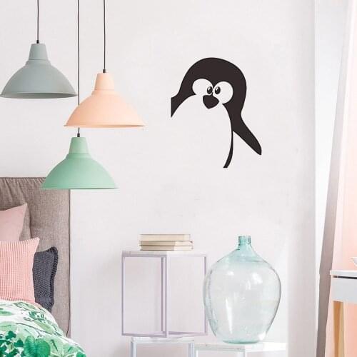 Cute Little Penguin Wall Sticker Animal Wall Decal Home Decor For Car Living Room Bedroom Kids Room Vinyl DW10710