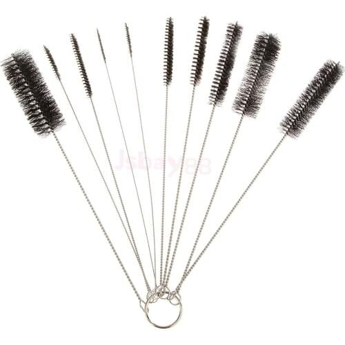 Pack of 10Pcs Needle Airbrush Spray Nozzle Tattoo Cleaning Brush