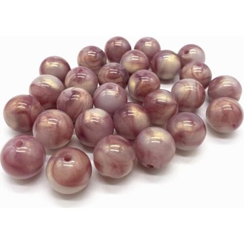 New 10pcs 14mm of Acrylic Beads Earrings Necklace Accessories Beads For Jewelry Making DIY Jewelry Findings #ZS17