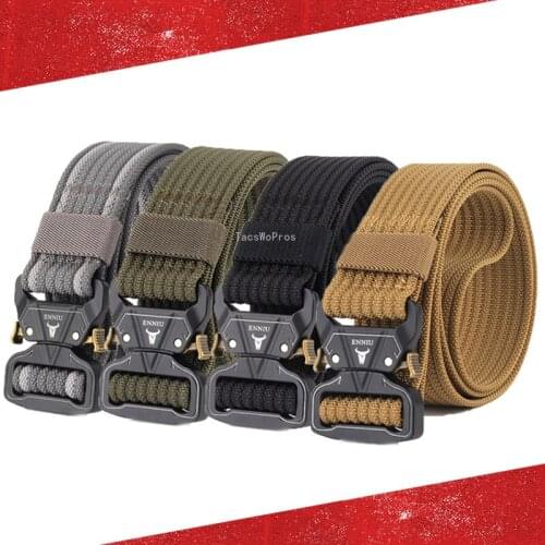 Outdoor Hunting Waist Belt Quick Release Buckle Tactical Miltiary Taining Belts Army Airsoft Shooting Heavy Duty Waist Belt