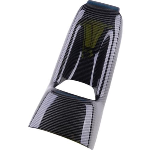 Carbon Fiber Texture Style ABS Rear Seat Armrest Box Anti Kick Cover Trim Fit For Honda HR-V HRV Vezel 2016 2017 2018 2019