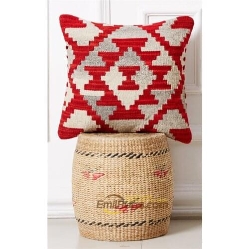 Pillow 30 50 Kilim Handmade Aubussion Modern Art Wool Fancy Hand Crafted Fine Ofa Chair Decor