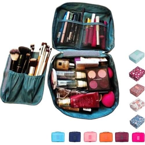 Portable MakeUp Bag for Toiletries Toiletry Kit Women Handbag Female Travel Cosmetic Make up Pouch Cheap Big Tote Storage Case