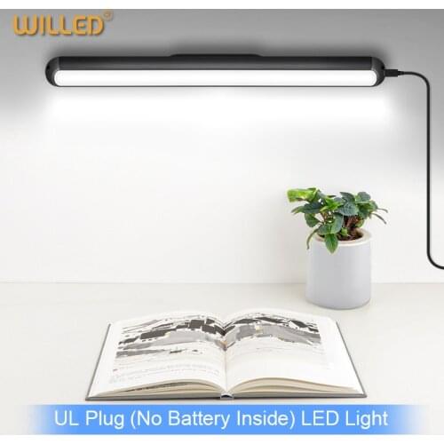 LED Table Lamp With adaptor Plug-in Use (No Battery Inside) for Desk Reading Cabinet Makeup Mirror Bedside Study Night Lights