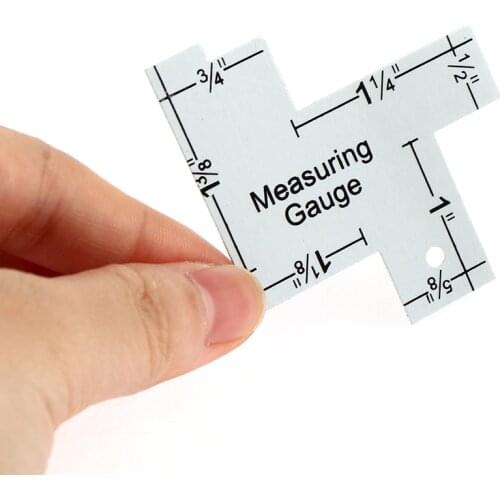 Precision Seam Measuring Gauge Metal Tailor Ruler Template Sewing Ruler For Home DIY Patchwork Quilting Craft Accessories