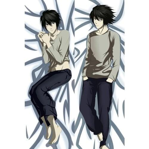 Japanese Anime BL New Death Note Male Hugging Body Cushion Pillow Cover Cases boy Dakimakura