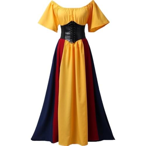 Masquerade Victorian Gothic Queen Evening Dress Medieval Renaissance Elf Princess Lolita Party Women Dance Retro Cosplay Costume