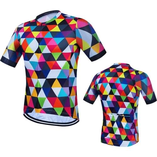2018 Team Cycling Jersey Quick Dry Bike Bicycle Cycling Clothing Outdoor Sports Short Sleeve MTB Jersey Ciclismo Spot Sale