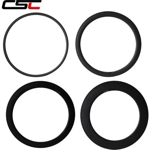 23mm Wide 24/38/50/60/ 88mm carbon Clincher Tubular bike racing rim