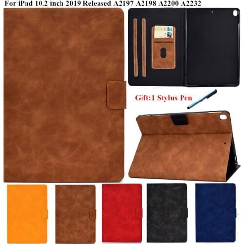 For iPad 2019 10.2 10 2 Case A2197 A2198 A2200 Flip Stand Magnetic Tablet Cover for Funda iPad 10|-f-|2 7th 7 Generation Case