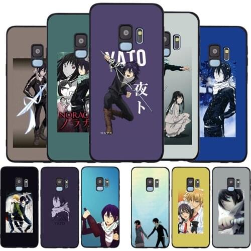 Noragami black Soft phone Case For Samsung S20 S10 S9 S8 S7 edge Plus Lite For Note 8 9 10 A6 A7 A8 A9 2018
