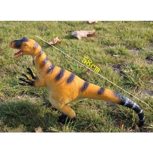 58cm Large Size Soft Dinosaur Mold Action Figures Toy Utahraptor Animal Dinosaur Toys Kids Boy Xmas Christmas Gift