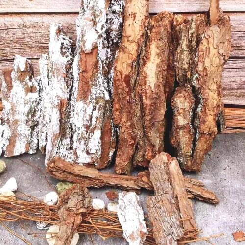 Lovely home natural dry bark shredded bark background shooting props scene layout DIY decorative materials wedding decoration