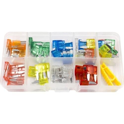 Mix MINI Blade Fuse Assortment Auto Car Motorcycle SUV FUSES Kit APM ATM 5-40A Fuse