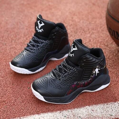 New Boy Non-slip Breathable Kids Sneakers Boys Basketball Shoes Children Sport Shoes Outdoor Child Trainer Shoes Students Basket