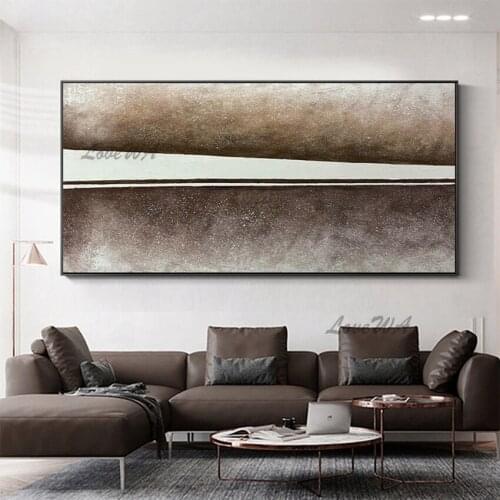 New Arrival Modern Abstract Oil Painting Hand-painted Wall Art On Canvas Color Is Dark Home Decoration Picture For Living Room