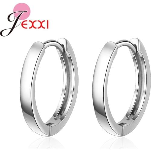 New Simple Design Round Hoop Earrings For Women/Lady/Girls Fast Shipping Round Circle Shape Earrings Big Sale