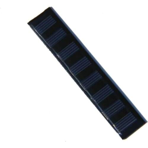 Wholesale 0.3W 4V Solar Cell Module Polycrystalline DIY Solar Panel Charger For 2.4V Battery System107*20MM 100pcs Free Shipping