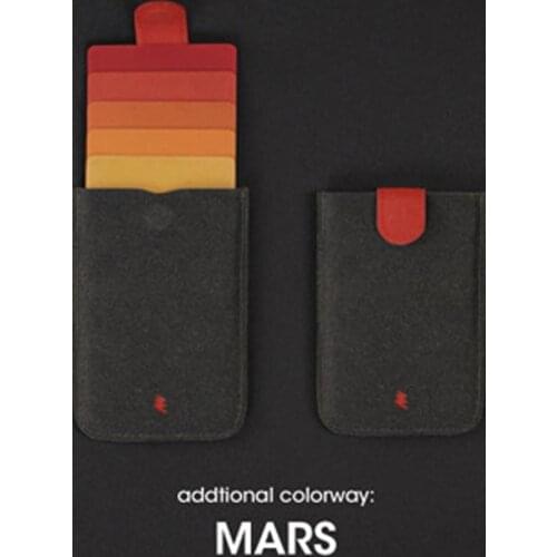 Wholesale 2019 Credit Card Holder Cascading Pullout Card Case Bright Gradient Smart Card Package And Thin Wallet Cardholder