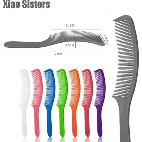 Professional Anti-static Barber Hairdressing Hair Cutting Brush Curved Shaver Hair Clipper Cutting Comb for Men Salon Supplies