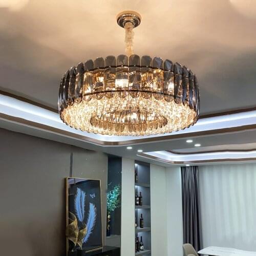Luxury Crystal Led Pendant Lights Indoor Lighting Decor Lamp Modern Bedroom Living Dining Room Hotel Villa Hanging Light Fixture