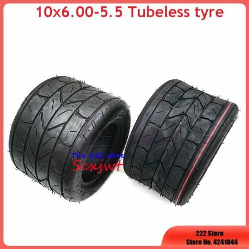 10'' widened vacuum tyres 10x6.00-5.5 10*6.00-5.5 for small Harley motorcycle tubeless tires Electric scooter motor special tyre