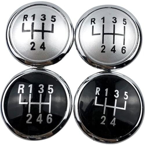 For VW Polo 9N 9N2 GTI 2002 2003 2004 2005 2006 2007 2008 2009 2010 Gear Shift Knob Lever Shifter Badge Emblem Top Cap Cover