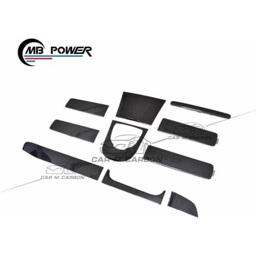 W463A interior parts for G-class 2019y~ W464 carbon fiber interior parts decoration dashboard+middle+side door parts